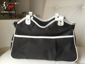 METRO BAG - BLACK & WHITE